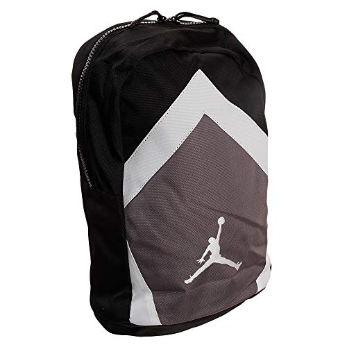 NIKE Jordan Diamond Backpack (One Size, Black/Grey/White)