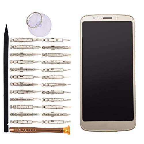Image of LCD Display Touch Screen Assembly with Frame Replacement for Motorola Moto G6 Play Golden