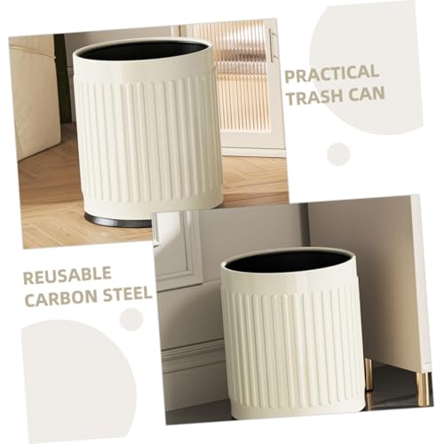 Caneca de basura rectangular Holibanna 1 ml blanca miniatura 3