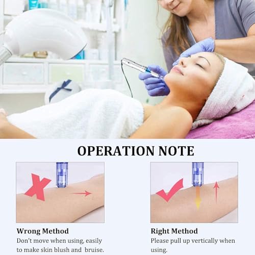 Image of Dermapen Dr.Pen Ultima A6 Microneedle Pen Electric Derma Roller Pen with 12PIN 36PIN Nano Round Cartridges Needles Wrinkle Stretch Marks Scar Hair Loss Treat 0.25-2.5mm Adjustable