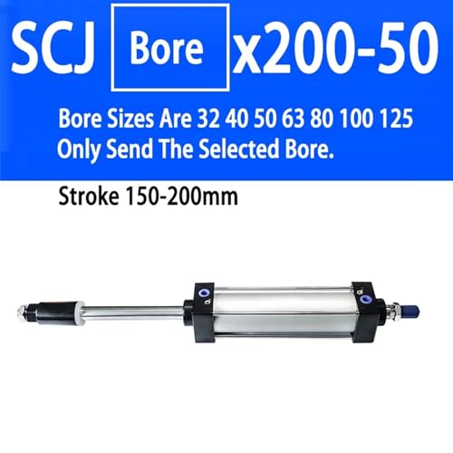 Cylindre à air SCJ50 à grand piston pour optimiser la force de poussée - 2