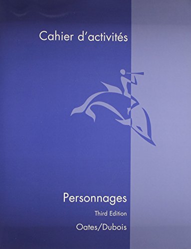 Personages with Audio C D, Workbook and Lab Manual [French] 0618281908 Book Cover