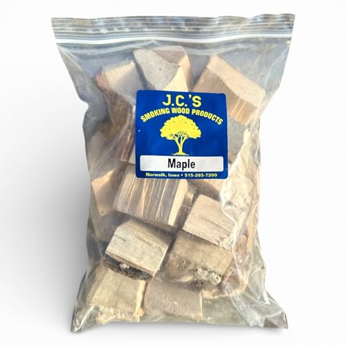 J.C.'s Smoking Wood Chunks - Gallon Sized Bag - Maple
