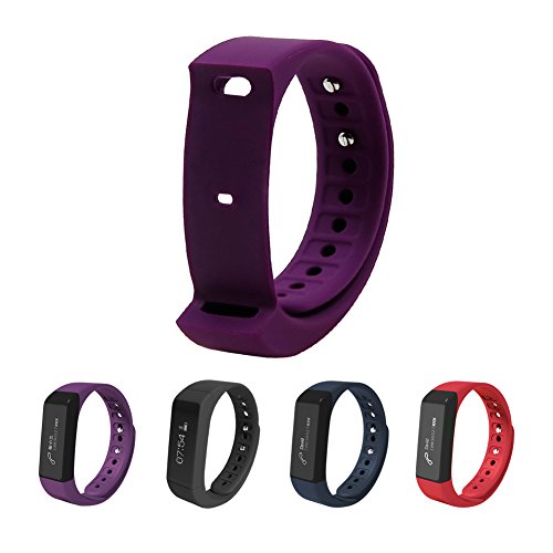 Original Band Strap Wrist Strap Replacement Band Strap for T5 Plus Smart Bracelet (Purple)