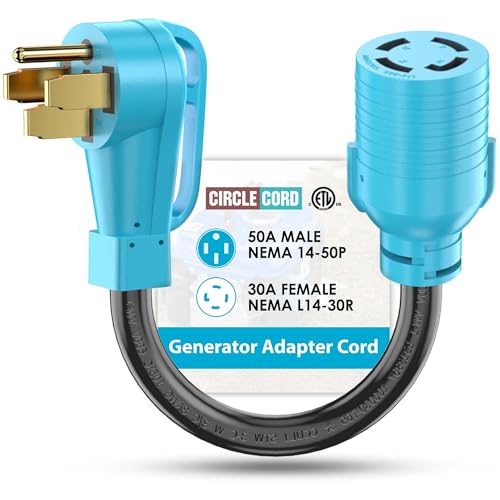 Generator House Adapter Snapklik.com : CircleCord 14-50P Male To L14-30R Female Generator ...