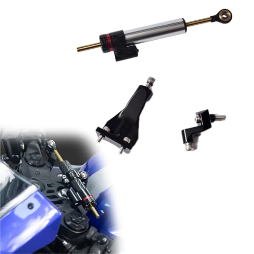 Amortisseur direction YZF-R3 anti-guidonnage support silver