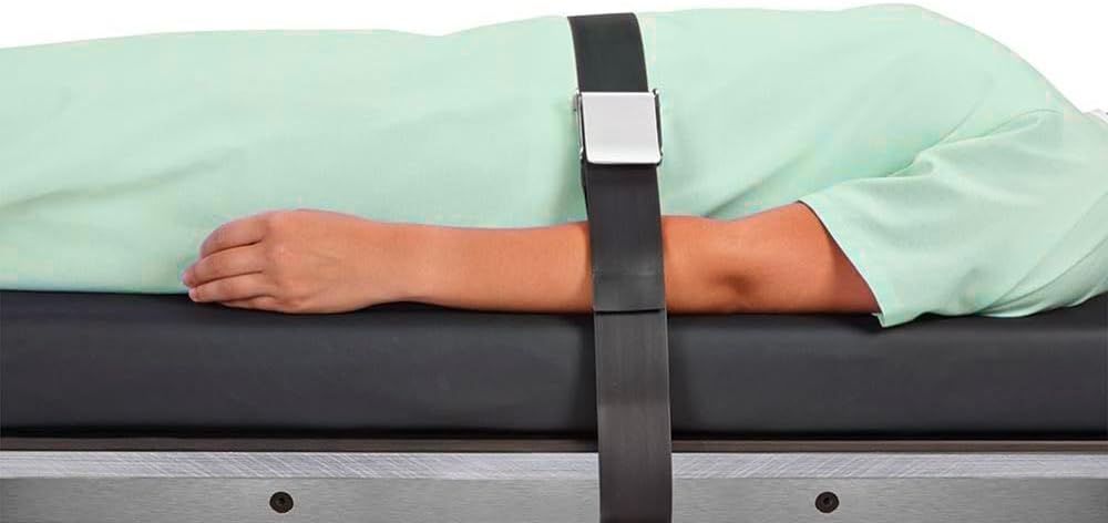 Phillips Safety Patient Restraint Strap with 1 Buckle - Thermoplastic Urethane - Universal Compatibility - Available in Multiple Lengths - 1 Pack (120")