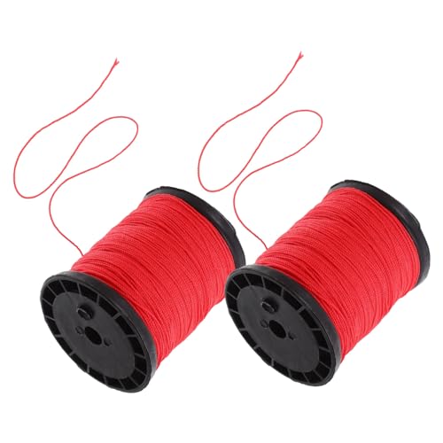 2 rollos de cuerda retorcida de nylon para construcción, jardinería y albañilería, fácil de cortar y almacenar miniatura 6