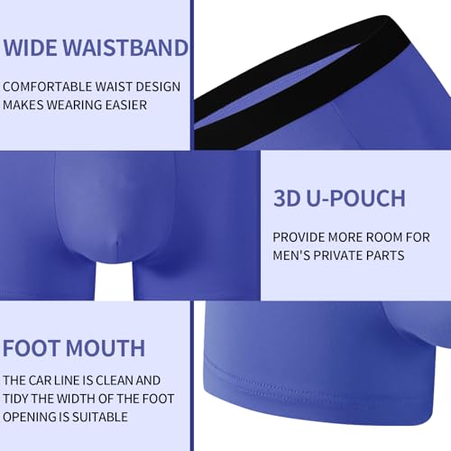 105 Pack Mens Boxer Briefs Cotton Soft Underwear Bulk Pack 5 Assorted Size 7 Assorted Color for Men Homeless Shelter Donation Business2