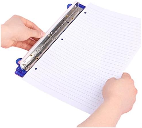 1InTheOffice Binder 3 Hole Punch, Three Ring Hole Puncher for Binder, Ruler with Hole Puncher, Assorted Colors, 2 Pack''