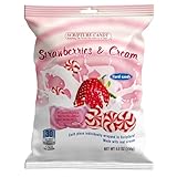 Scripture Candy, Strawberry & Cream Hard Candy 5.5 Ounce Bag, 25 Pieces