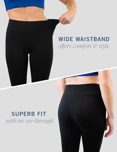 HUE Ultra Capri Leggings with Wide Waistband — view 5