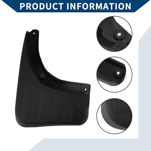 Image of Mud Flaps Splash Guards W /Mount Accessories for Mercedes-Benz GLK260 (without Pedals) 2008-2013 Front and Rear Mud Guards 1 Set