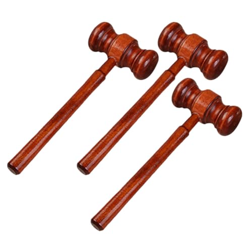 ZUNOXAZ 3 Piezas Martillo De Juez Para Subasta Martillo De Madera De Juez Para Subasta De Madera