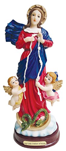 Estatua de Nuestra Señora Desatanudos 9 pulgadas