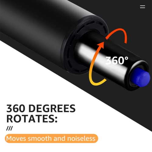 Mastery Mart Office Chair Gas Lift Cylinder Replacement, Heavy Duty 450Lbs/204Kgs, Universal Size Fits Most Office Chair And Swivel Chair, 4'' Length Extension (Matte Black) #TOP3