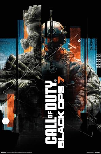 Trends International Call of Duty: Black Ops 7 (2025) - Split Reality Black Wall Poster, 19L x 13W, Premium Unframed Version