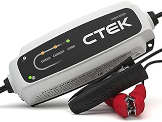 CTEK 40-106 CT5 Start/Stop, Battery Charger 12 V, Trickle Charger, Intelligent Charger, Car Battery, Charger, Battery Care, with Desulphation Program, and Start/Stop Technology, white/black