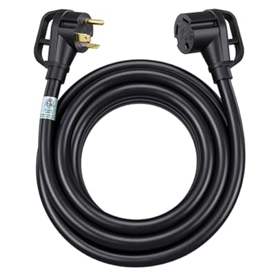 Cable Matters 3 Prong 30 AMP RV Extension Cord 25 ft (30 AMP RV Power Cord, 30 AMP Extension Cord) - 25 Feet (NEMA TT-30P to TT-30R)