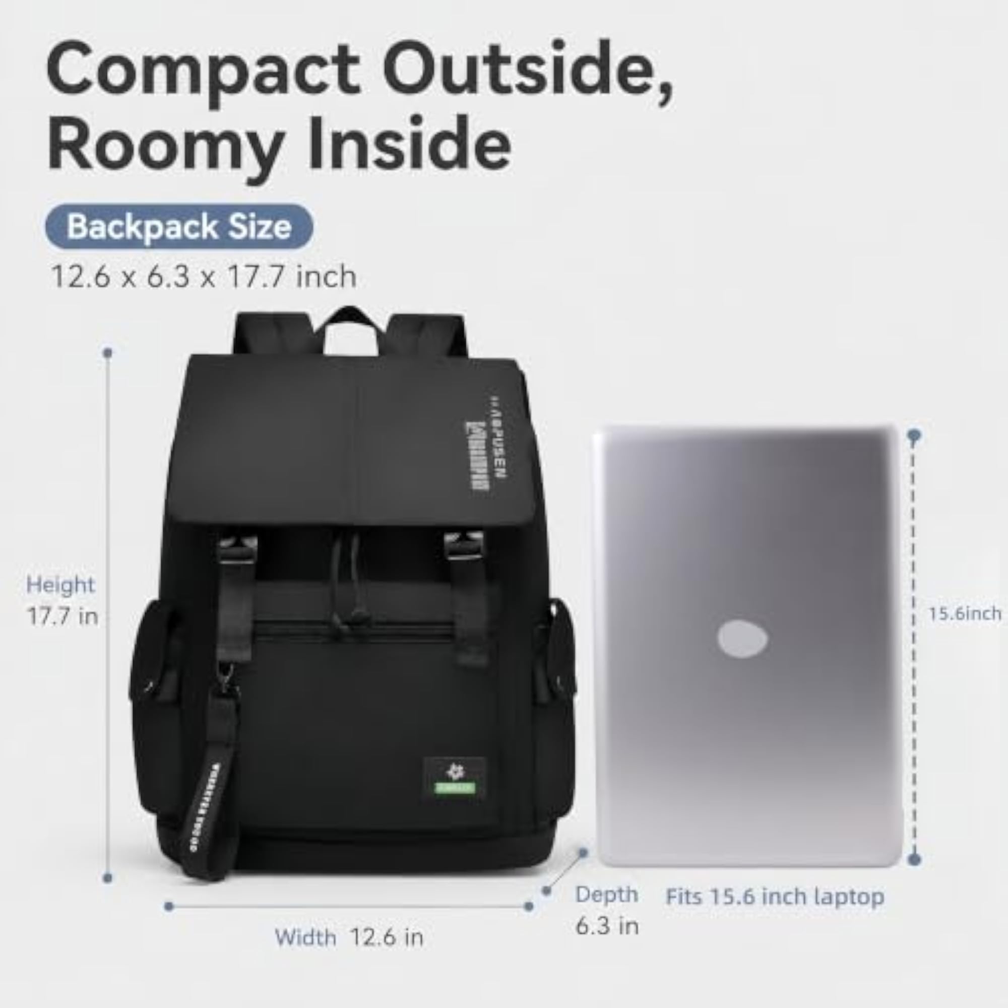 Laptop Backpack for Women and Men, Durable Design