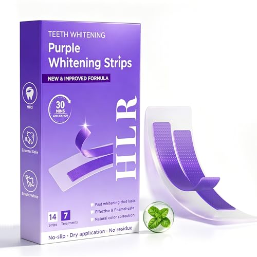 Purple Teeth Whitening Strips
