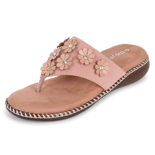 Image of ORTHO JOY doctor Fancy Footwear for women || Orthopedic Women's Fancy Slipper /Sandal For Women