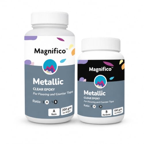 MAGNIFICO Metallic Resin 2:1 Clear Epoxy Resin & Hardener Kit | 3 KG product image 9