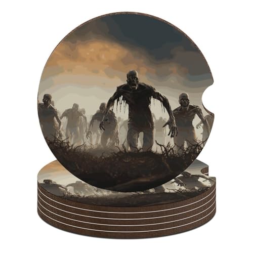Dessous de verre voiture zombie pour protéger votre intérieur avec style - 2