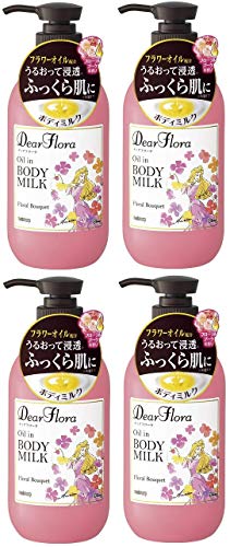 マンダム ディアフローラ オイルイン ボディミルク フローラルブーケ 240ml×4個