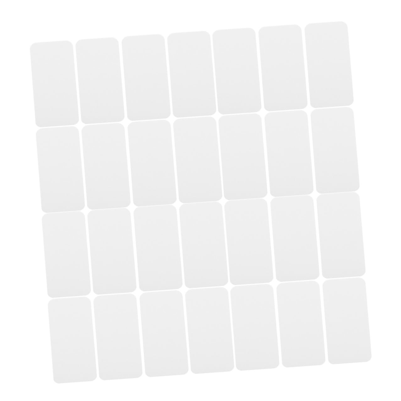 80pcs Micro Mounting Cards Specimen Spreading Board 65x25mm Thick Rounded Corners Insect Mounting Tools for Science Lab Teaching and Entomology Experiments