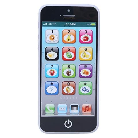 Baby Phone Toy, Infants Toddler Smartphone Electronic Interactive Toys Child Sensory Phones English Learning Machine Early Educational Cellphone for Kids Development Boys Girls Birthday Children Gift Cover