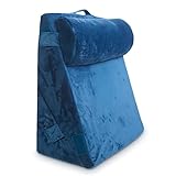 BadellHome Almohada Lectura Cama - Cuña Antireflujo Adulto para Espalda, Cojín Lumbar, elevar piernas - Cojines Sofa Cama Espuma Viscoelastica para Leer en la Cama - Cojin Ortopedico Respaldo Grande