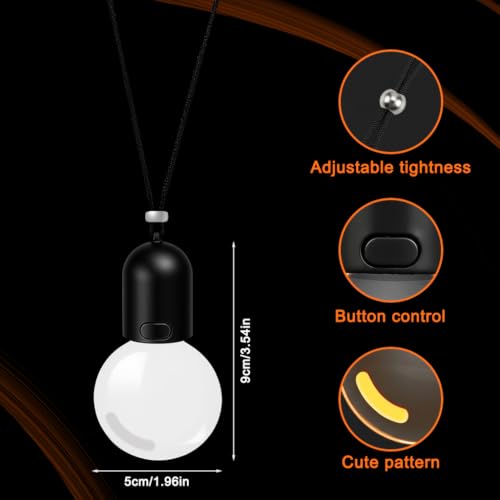 Image of STHIRA Retro Bulb LED Car Ornament Touch Switch Acrylic Pendant