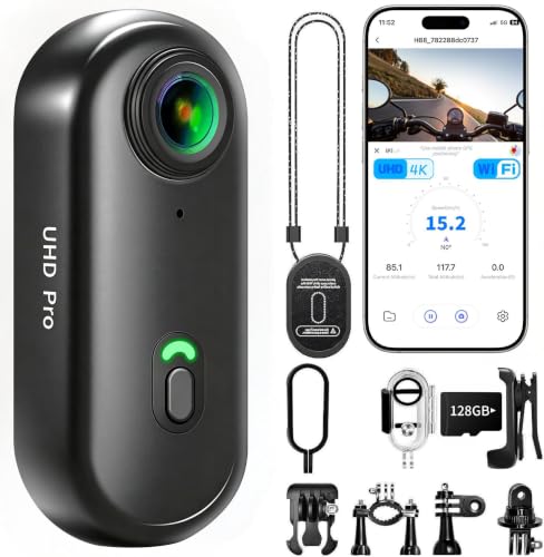 Wi-Fi Mini Body Camera with 128GB