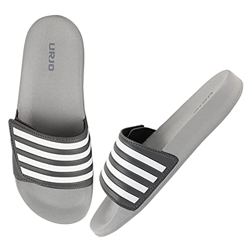 Image of URJO Kids's Sliders /Slippers Lightweight Super Flexible Arch Support Durable Anti Skid & Stylish Dailywear Sliders /Slippers for Boy's & Girl's