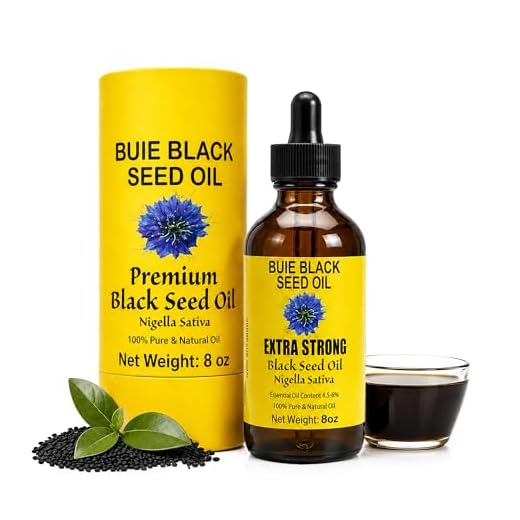 BUIE Black Seed Oil | Black Cumin Seed Oil (Nigella Sativa Oil) | Un-Refined, Cold Pressed Extra Virgin Oil | with 4.5 to 6% Thymoquinone & Omega 3 6 9 | 8 FL Oz.