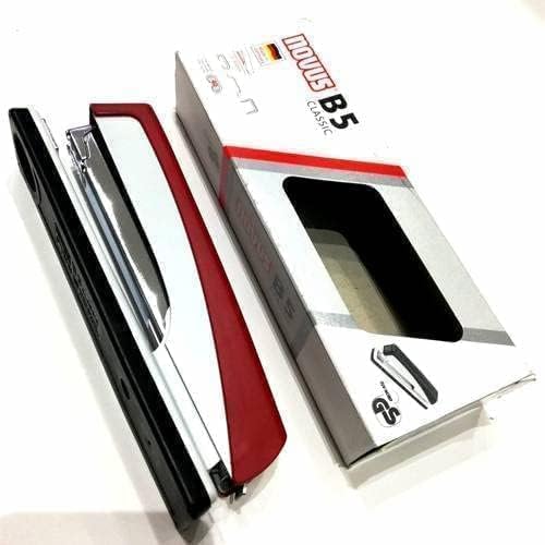 Novus Heftgerät B 5 classic, bis 40 Blatt rot, Springfachlademechanik 4009729001134 Novus
