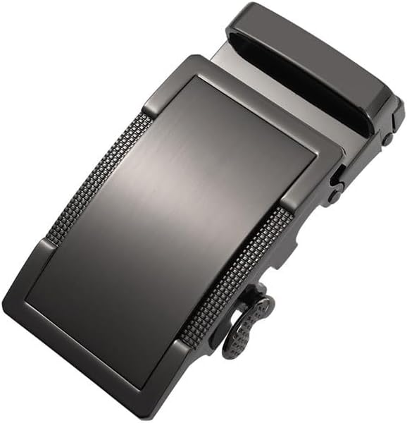 Square Color Blocking Casual Alloy Belt Buckle Men's Versatile Accessories Suitable for Various Belts