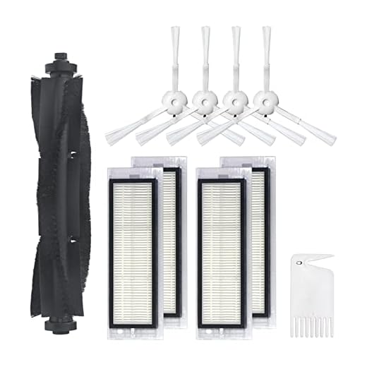 LICHIFIT Kehrroboter Roller Bürste Seitenbürste HEPA Filter Reinigungstuch Lappen Kämme für 360 S5 S7 Staubsauger Ersatzzubehör
