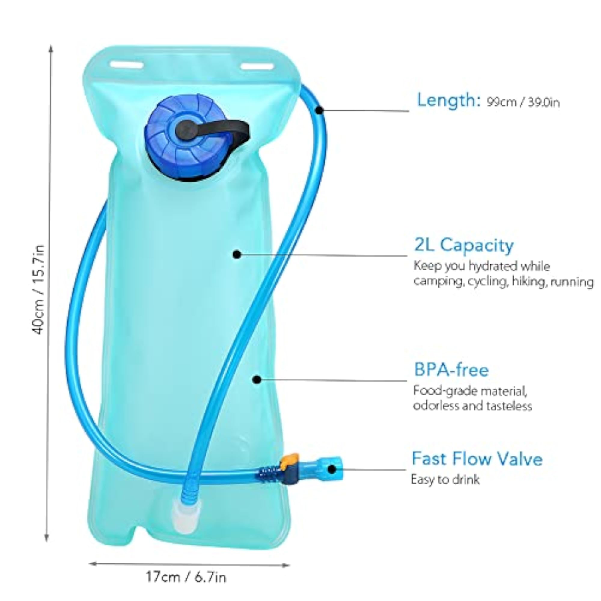 Foldable Cycling Backpack, Lightweight Hydration Pack