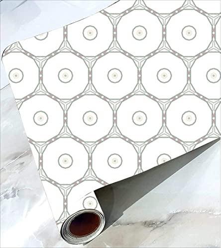 Image of CABANA HOMES Wall Stickers Geometrical DIY Wallpaper for Furnitue (45 x 125 cm, 2 Rolls) (12 sq. ft) Decals Self Adhesive Wardrobe, Door, Almirah, Office