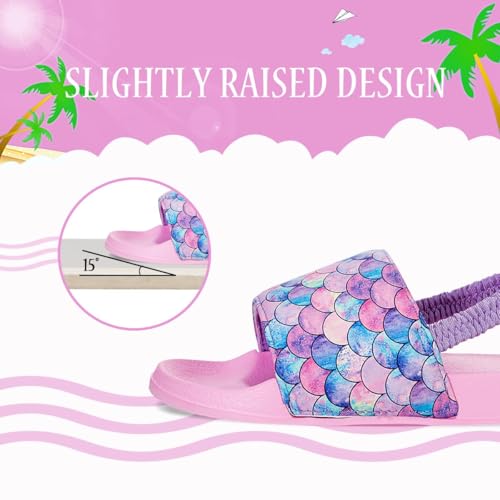 IceUnicorn Kids Girls Slide Sandals Toddler Slippers Boys Non-slip Summer Casual Beach Water Shoes for Indoor & Outdoor3