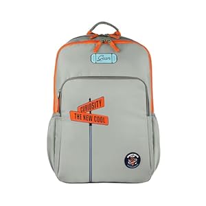 Gear Ambition 37L Large Water Resistant School Bag/Casual Backpack/Daypack/Travel Backpack/Kids Bag/College Bag for Boys/Girls/Men/Women (Green-Yellow)