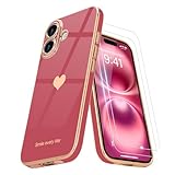 Funda de diseño femenino compatible solo con iPhone. Funciona con carga inalámbrica.