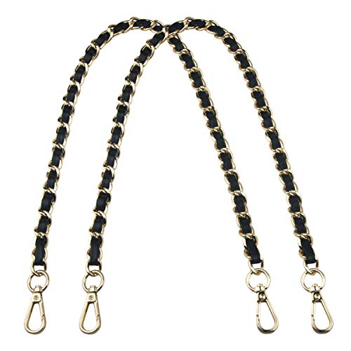 SUPXINJIA Purse Chain Handles - Chains Accessories Clutches Handle 2-Pack 23.6