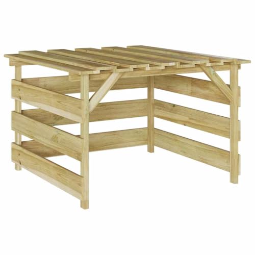 vidaXL Mähroboter-Garage Braun 84 x 80 x 56 cm, Rustikaler Garagenunterstand, robuster rechteckiger Schutz für Rasenmäher, ideal für Gartenlagerung vidaXL Mähroboter-Garage Braun 84 x 80 x 56 cm, Rustikaler Garagenunterstand, robuster rechteckiger Schutz für Rasenmäher, ideal für Gartenlagerung