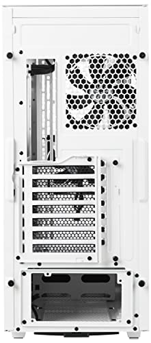 Image of Thermaltake Divider 500 TG Air Snow Mid Tower Computer Case with 1 120mm Standard Fan, 1 120mm Rear Fan, 2 mesh Panel, 2 Tempered Glass Windows + 2 Symmetrical Triangular Panels CA-1T4-00M6WN-02