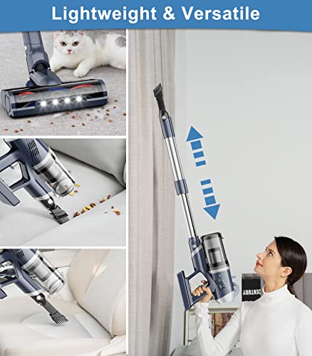 Orfeld Cordless Vacuum Cleaner, 33Kpa Stick Vacuum, Smart Led Touch Screen Cordless Vacuum, Max 60Mins Runtime, 6 In 1 Lightweight Handheld Quiet Vacuum Cordless For Pet Hair, Carpet & Hardwood Floor #TOP6