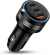 Amazon.co.jp: ANNIBER カーチャージャー USB Type-Cケーブル