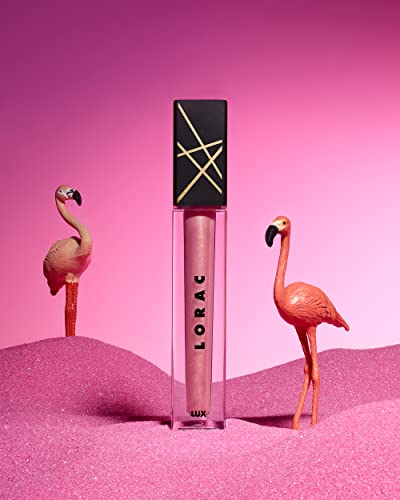Lorac Lux Diamond Lip Gloss | Genuine Diamond Dust | Non-Sticky | Pink Sands #TOP7